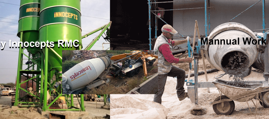 Difference between RMC and Mannual work